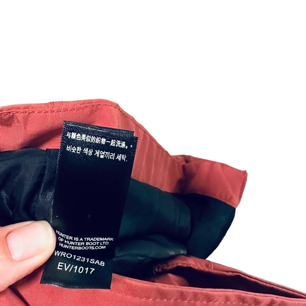 Hunter Original Hooded Trench Coat Mid Length Jacket Women’s Size Medium - Picture 13 of 14